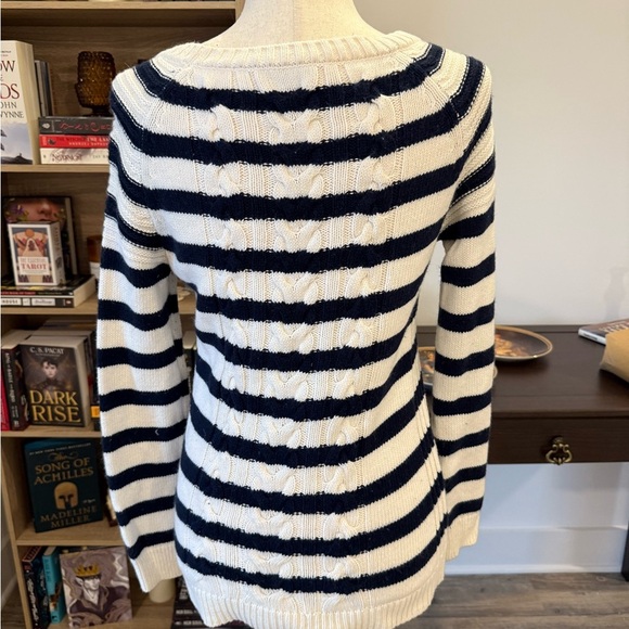 SPLENDID | Striped Knit Sweater Small - Picture 3 of 4